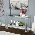 Henn & Hart Uriel Silver Console Table AT1041